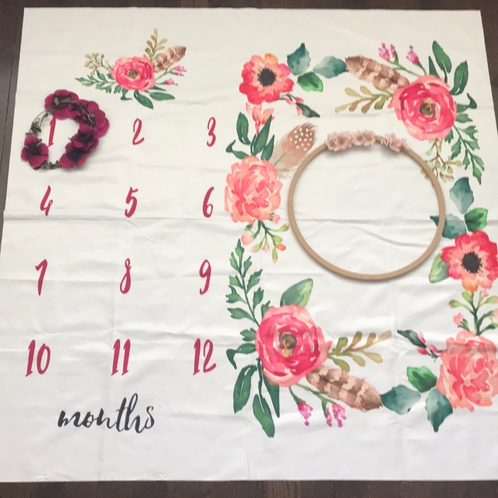 FLASH SALE 4/$20
Baby Monthly photo backdrop